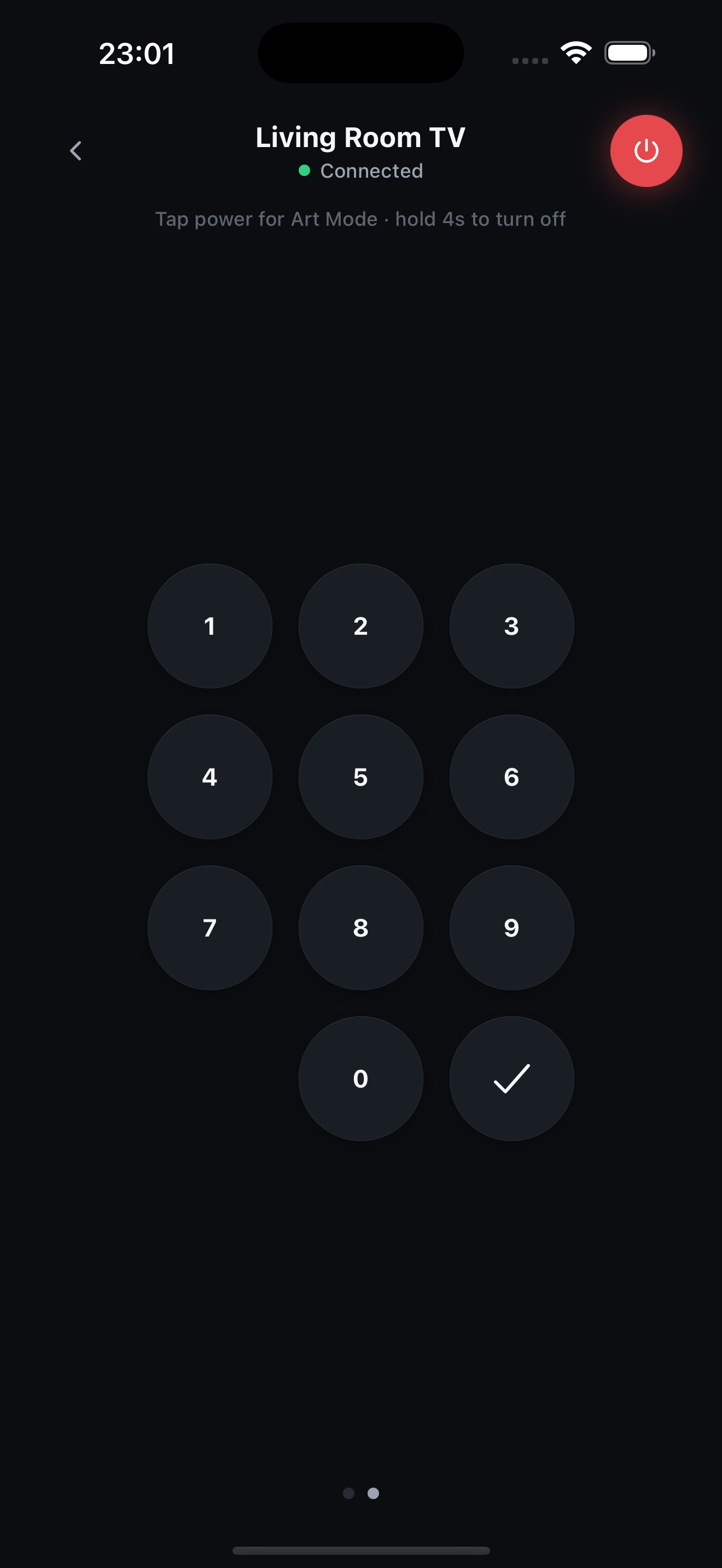 Number pad